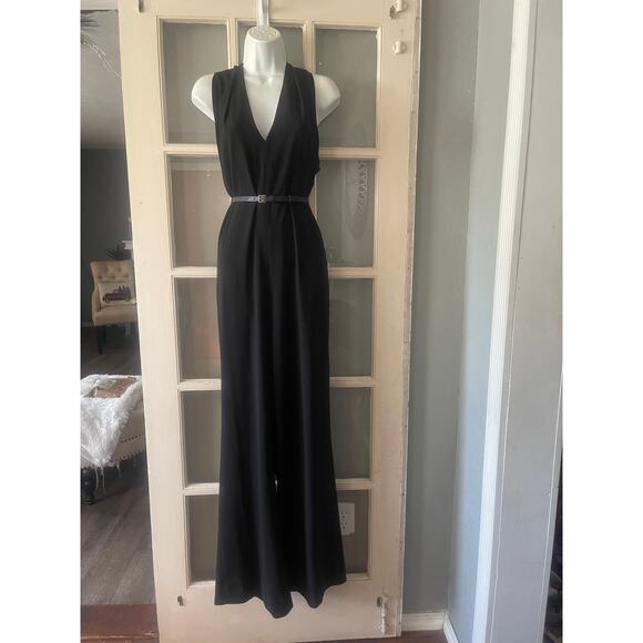 NEW Halston Heritage Tailored Scarf Jumpsui - Picture 8 of 16